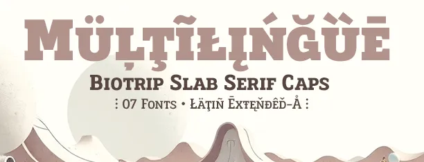 Biotrip Slab Serif Caps