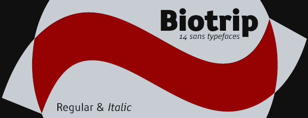 Biotrip Humanist Sans Serif