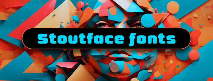 Special Discount: Stoutface Blur Fonts & Small Caps PACK 15% OFF from $18 