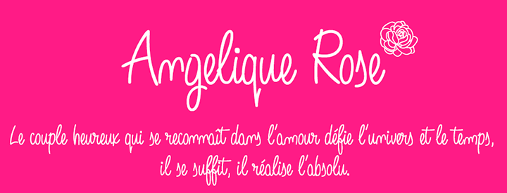 Angelique Rose -script font-