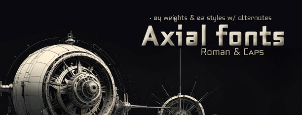 Axial Cut fonts