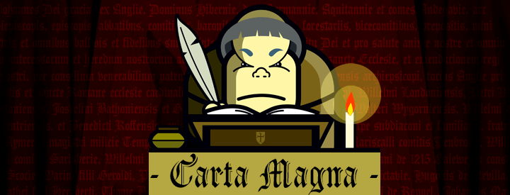 Carta Magna, fuentes góticas