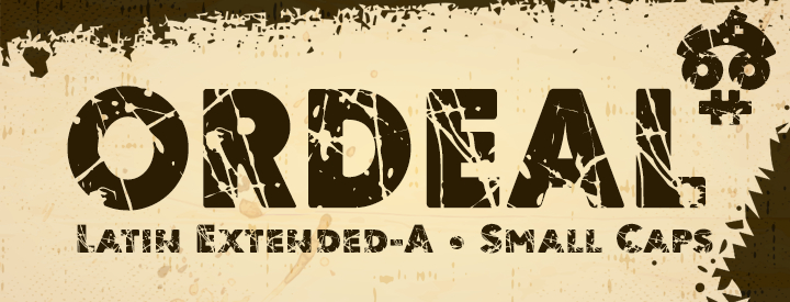 Special Discount: Ordeal Eroded WEBFONT 50%OFF from $18 