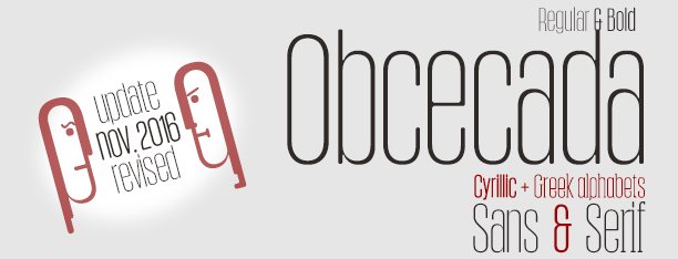 Obcecada Sans & Serif Condensed