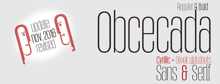 Obcecada Sans & Serif Condensed