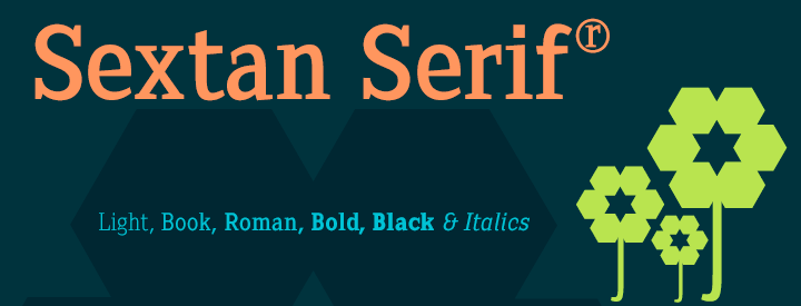 Special Discount: Sextan Serif Fonts PACK 30% OFF from $24 