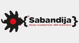 Sabandija, Display & Round font