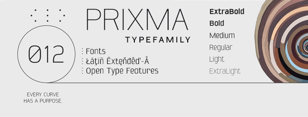PRIXMA TYPEFAMILY