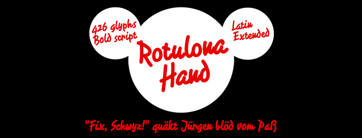 Rotulona Hand font