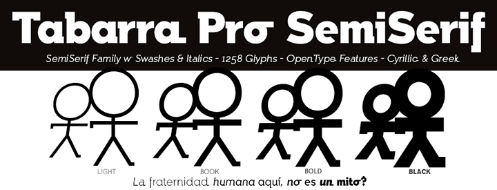 Tabarra Pro SemiSerif Fonts