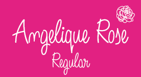 Angelique Rose -script font-