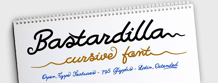 Special Discount: Bastardilla -cursiva concatenada- PAY WHAT YOU WANT from $3 