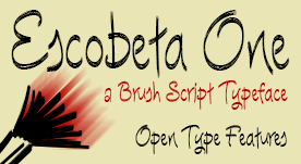 Escobeta One font