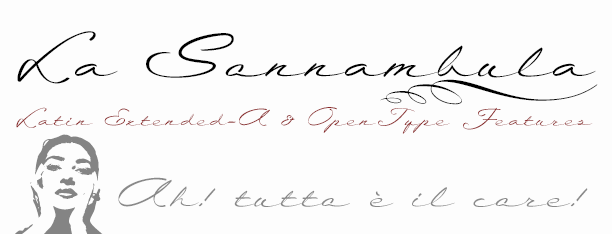 La Sonnambula font