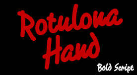 Rotulona Hand font