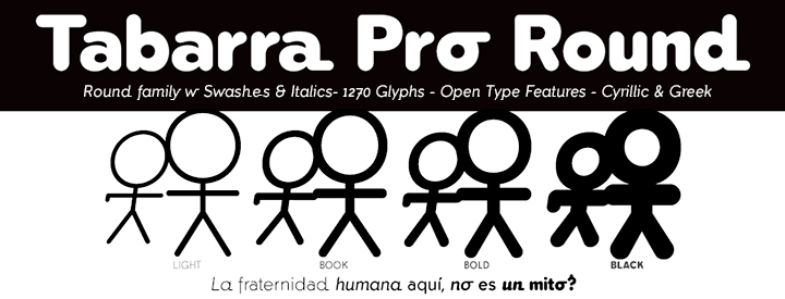 Tabarra Pro Round Fonts